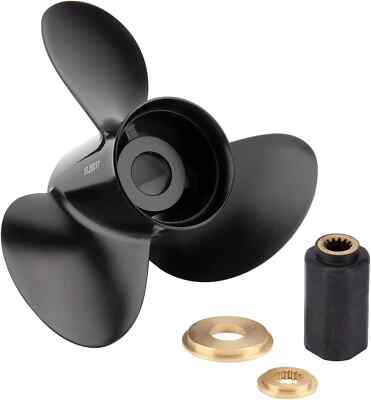 Prop 13 1/2x15 Aluminum Boat Propeller For Evinrude  40-140hp 13 Spline RH