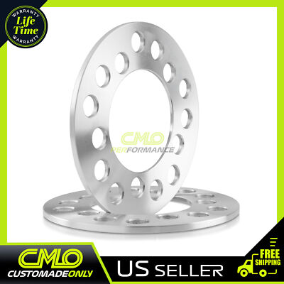 2) CNC 5mm Wheel Spacers Adapters 5X114.3 For Acura TL RSX RL NSX Integra Legend