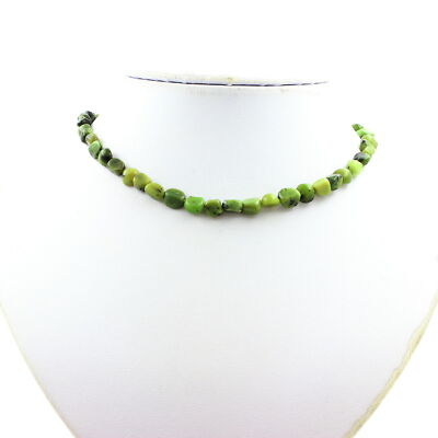 Steine Und Minéraux. Halskette Perlen Jade Nephrite Von Xiuyan China Kette Ikt
