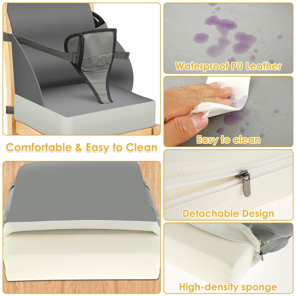Toddler Booster Seat for Dining Table Waterproof Booster Seat with