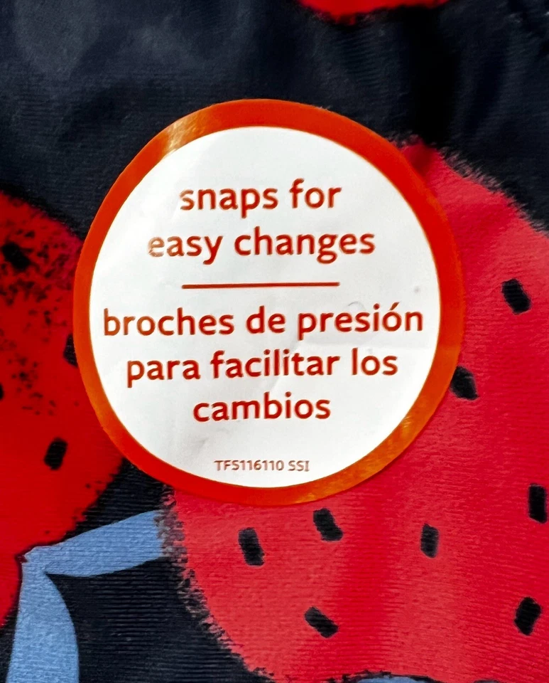 Carter's Girls Navy Strawberries Swimsuit Bathing Suit Sz 12m 21-25lbs NWT $15 - Image 2 of 4