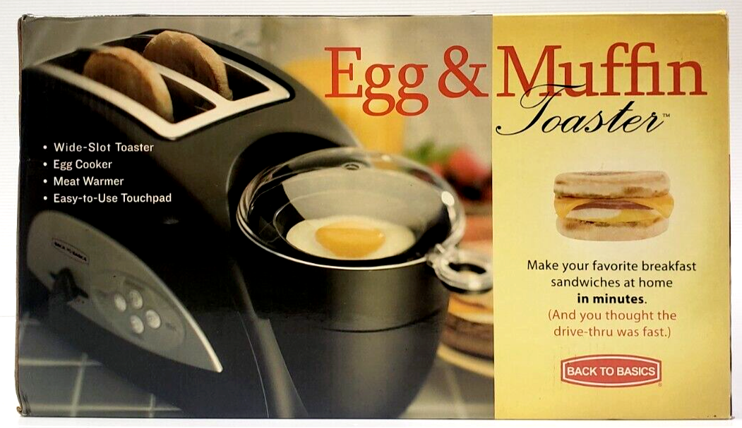 toaster with poached egg maker