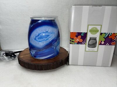 Blue Agate Warmer Full Size Wax Scentsy Warmer New In Box
