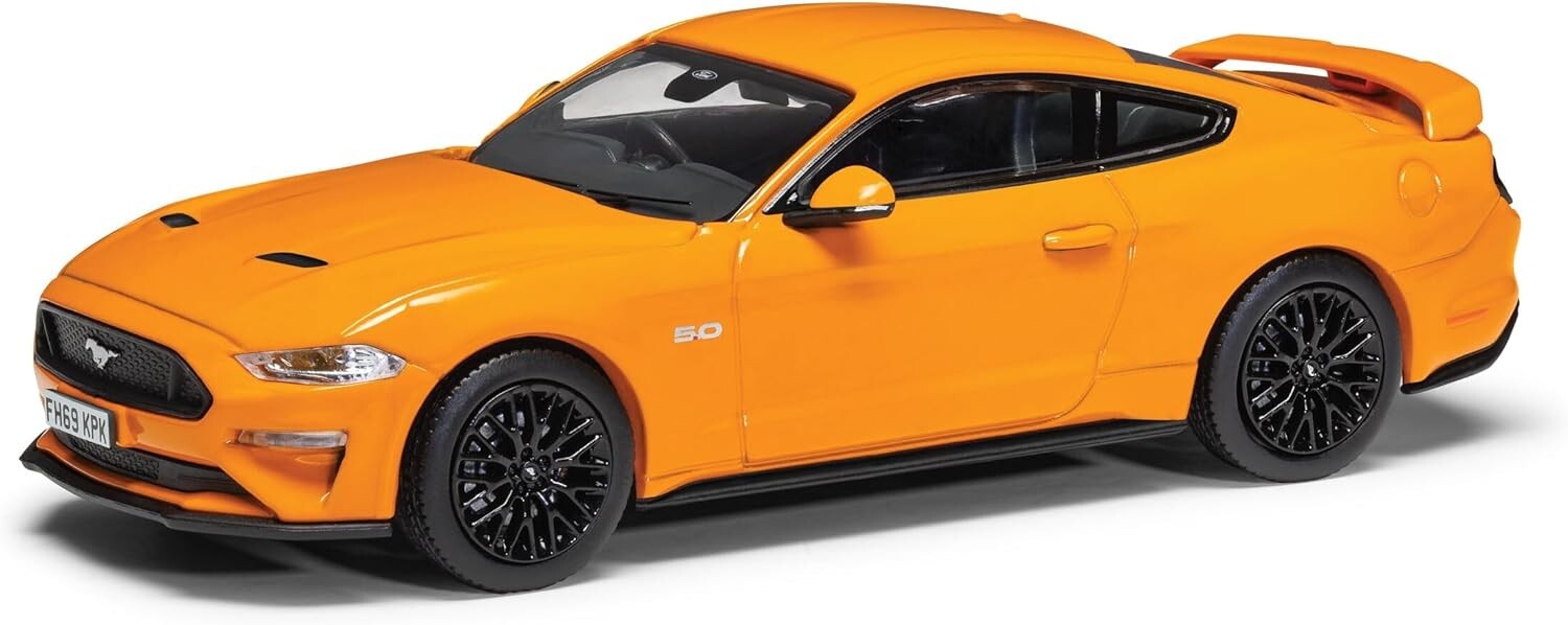 CORGI VANGUARD 1/43 2019 FORD MUSTANG MK6 MACH 1 GT FASTBACK ORANGE FURY VA15502