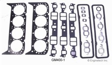 Full Gasket Set Enginetech Gm400-1 Chevrolet 400 Cid Sbc 1970 - 1980 Full Gasket Set Enginetech Gm400-1 Chevrolet 400 Cid Sbc 1970 - 1980