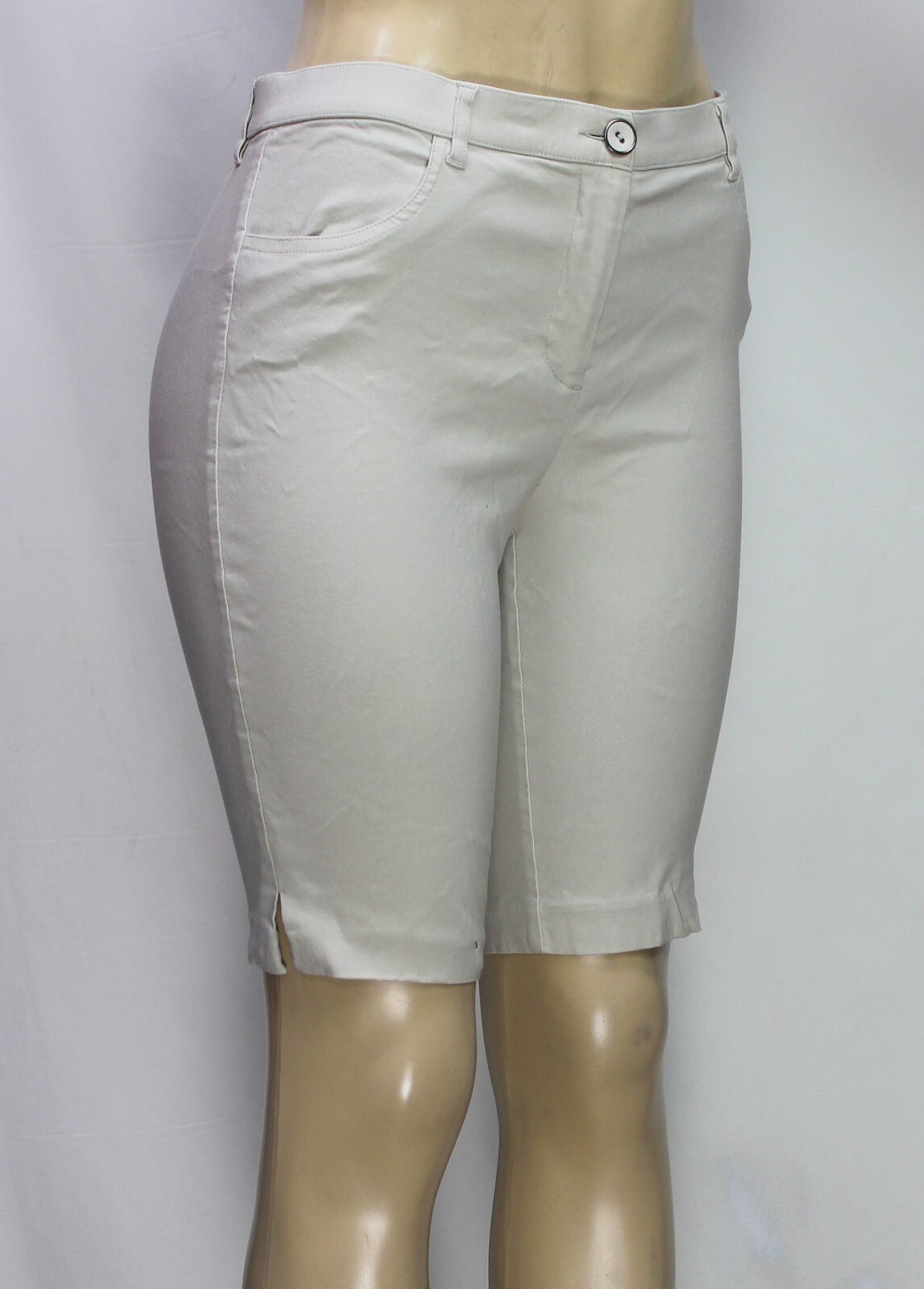 FILA Bermuda donna Coconut Row Palm Beach elasticizzato beige petite taglia 6P