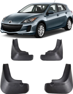 Genuine Full Set Splash Guards Mud Flaps For 2010-2013 Mazda 3