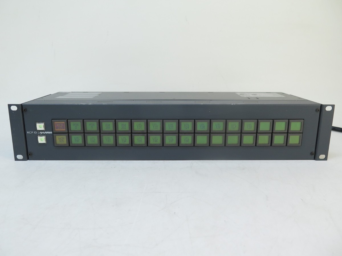 Commutateur Vidéo/Audio Harris RCP 16x16 - Modèle FR6800 D'occasion En état Fonctionnel