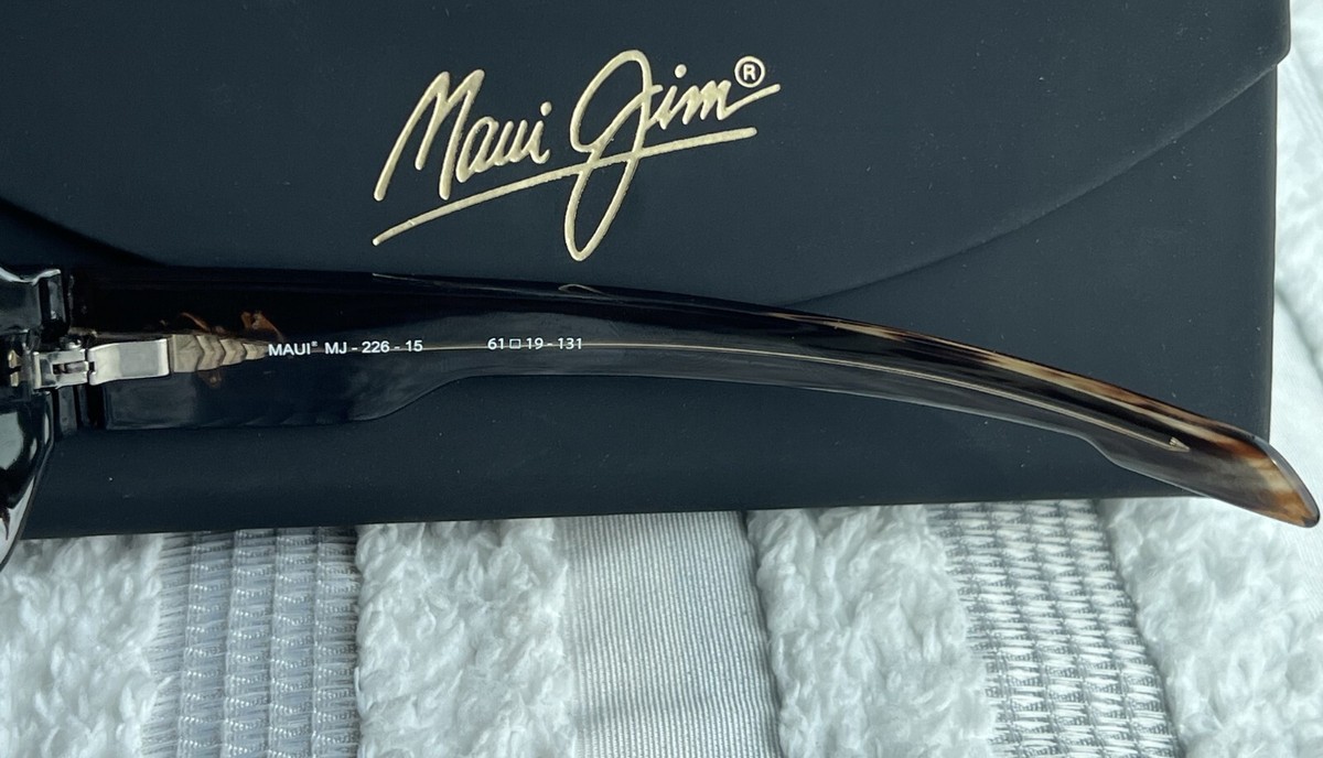 Maui Jim Hamoa Beach MJ 226 15 Rootbeer Frame + Warm HCL 