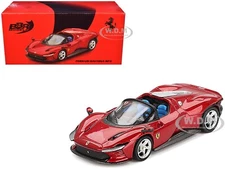 FERRARI DAYTONA SP3 ROSSO IMOLA RED 1/64 DIECAST MODEL BY BBR MODELS BBRFER64019