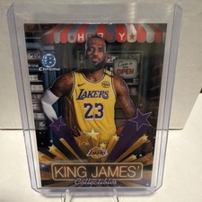2025-26 BOWMAN CHROME LEBRON JAMES HOBBY STARS KING JAMES’ COLLECTIBLES LAKERS