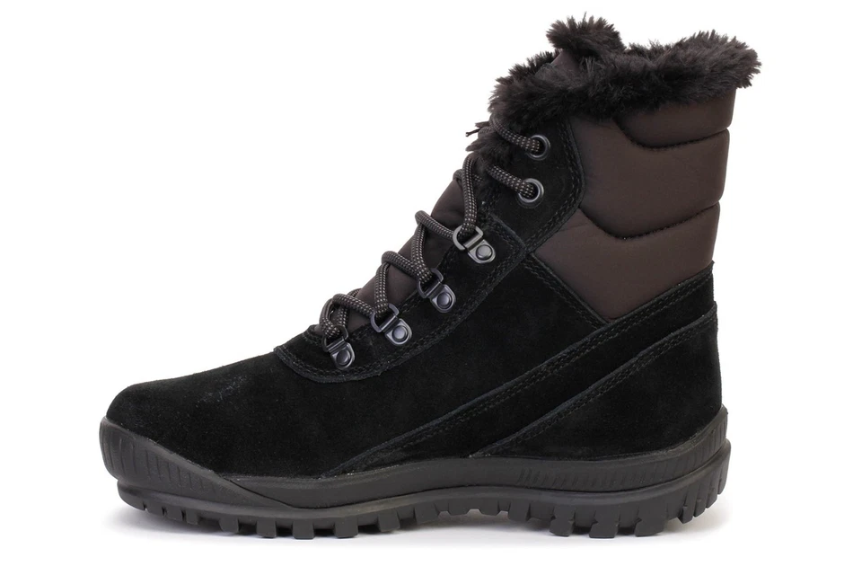 Timberland Womens Mt. Hayes Waterproof Faux Fur Lined Boot in Jet Black Size 8.5 - Image 2 of 4