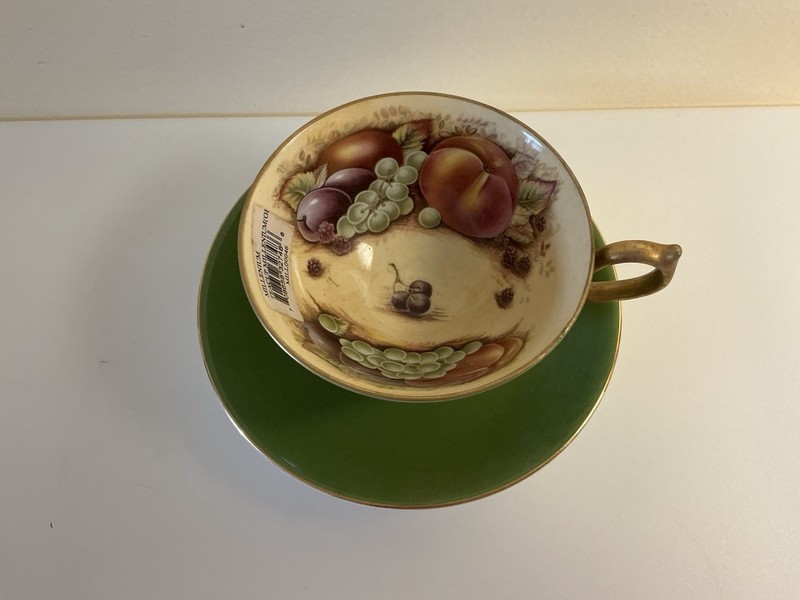 Vtg. AYNSLEY England Bone China Limited Edition Cup & Saucer Set New w Tag
