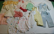 LOT VTG GIRL BABY INFANT CLOTHES 70's 80s sz 6 12 month ROMPER OUTFIT POOH GIRLS