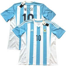 2015 Argentina Home Jersey #10 Messi XL adidas Soccer Copa America kit