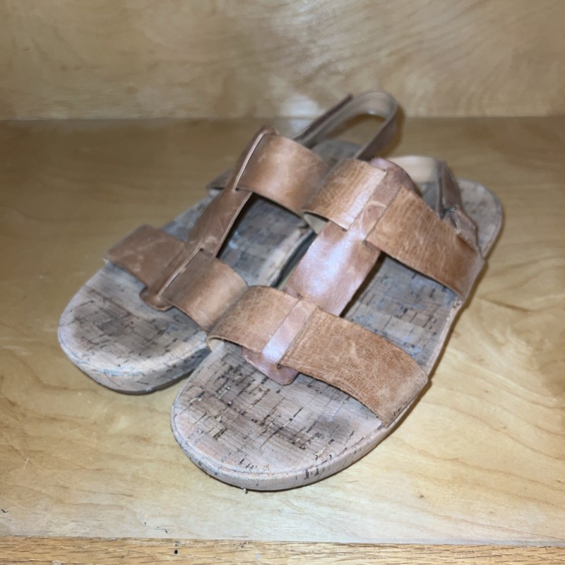 Korks Women’s Size 11 Tan Leather Sandals 