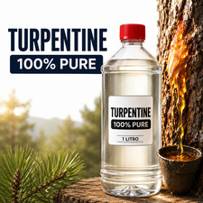 Térébenthine 1 litre - 100 % Pure Essence Pin -
