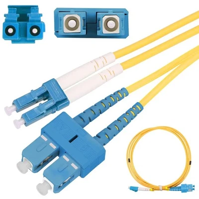 SC/UPC / LC/UPC Patchcord Patchcord Patchcable Cable Single-Mode Duplex 3mm... - Photo 1/4