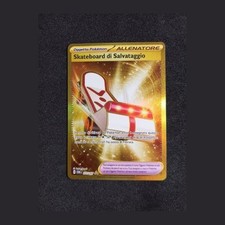 Pokémon Skateboard di Salvataggio 225/167  Gold Secret Rare ITA Allenatore