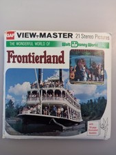 Walt Disney World Frontierland View Master 3 Reel Set & Read-Along Book