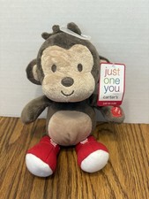 NEW CARTER'S JUST ONE YOU BROWN MONKEY I LOVE YOU  63000 STUFFED ANIMAL LOVEY