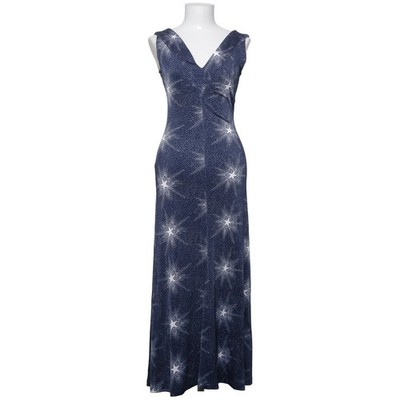 Paco Rabanne, Maxikleid, Größe: 36, Blau/Weiß, Elasthan/Viskose, Print #0AG