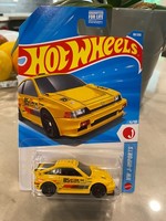 Hot Wheels J-Imports #89 1985 Honda CR-X Gelb Mit Schwarzen Pr5 Speichen 1:64