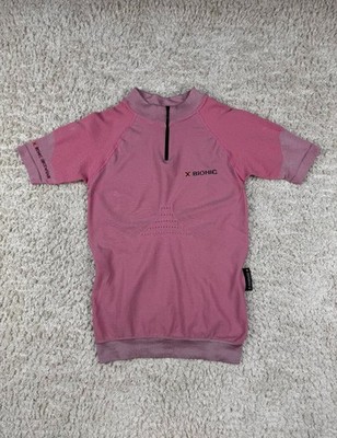 Women s Pink X Bionic Power T-Shirt Thermal Bike Shirt Top