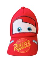 Baseball Hat Lightning McQueen Rust-eze Cars Red Adjustable Kids Unisex Cap