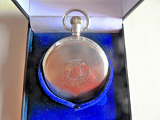 Antique Waltham hunter pocket watch solid silver 21j Crescent st just serviced