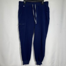 FIGS Technical Collection Navy Blue Jogger Scrub Pants Men's LARGE