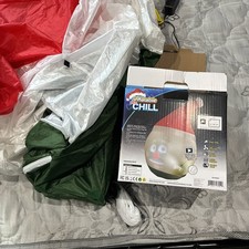 ANIMAT3D Inflatable Mr. Chill Talking Animated Inflatable Snowman with Speaker