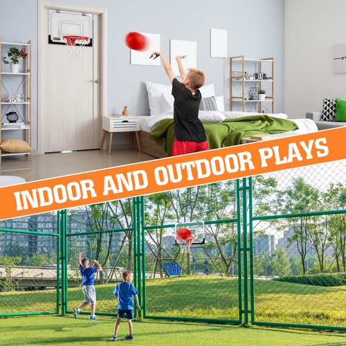 Basketballkorb Ball Basketballboard Backboard Basketball Korb Set Indoor + Ball - Bild 4 von 23