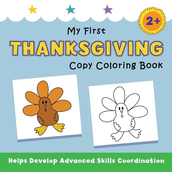 Justine Avery | My First Thanksgiving Copy Coloring Book | Taschenbuch (2021)-image