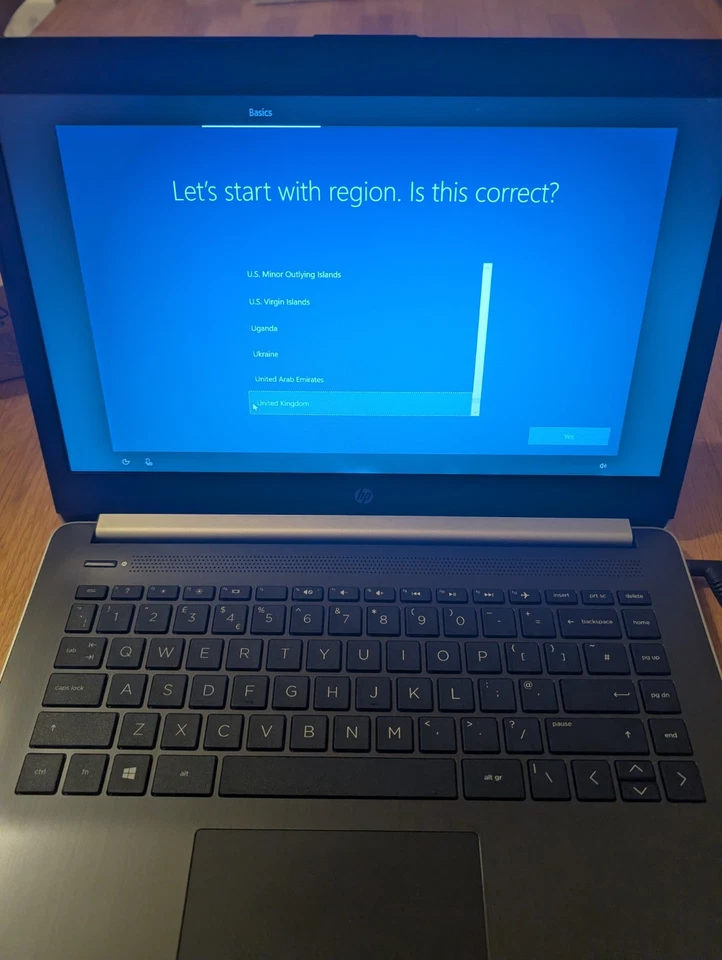 HP Laptop 14-ck0517sa Intel i5 7th Gen 256GB SSD 4GB RAM 14-inch Full HD Win 10 - Image 4 of 4