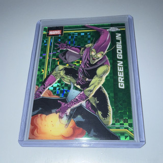 Topps Chrome Marvel Green Goblin Karte #045 serialisiert 19/99