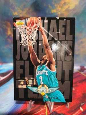 1993-94 Upper Deck - Michael Jordan's Flight Team Larry Johnson #FT11