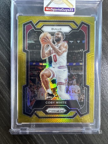2023-24 Panini Prizm Basketball Coby White Gold 5/10 #239