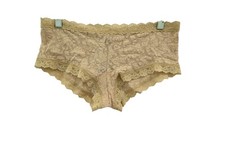 NWT Hanky Panky Signature Lace Boyshort Sz L Chai Floral Lace Scalloped 4812