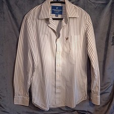 Mens American Eagle  ong Sleeve Button Up Size M