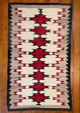 NEARLY PERFECT HISTORIC NAVAJO RUG, NR!