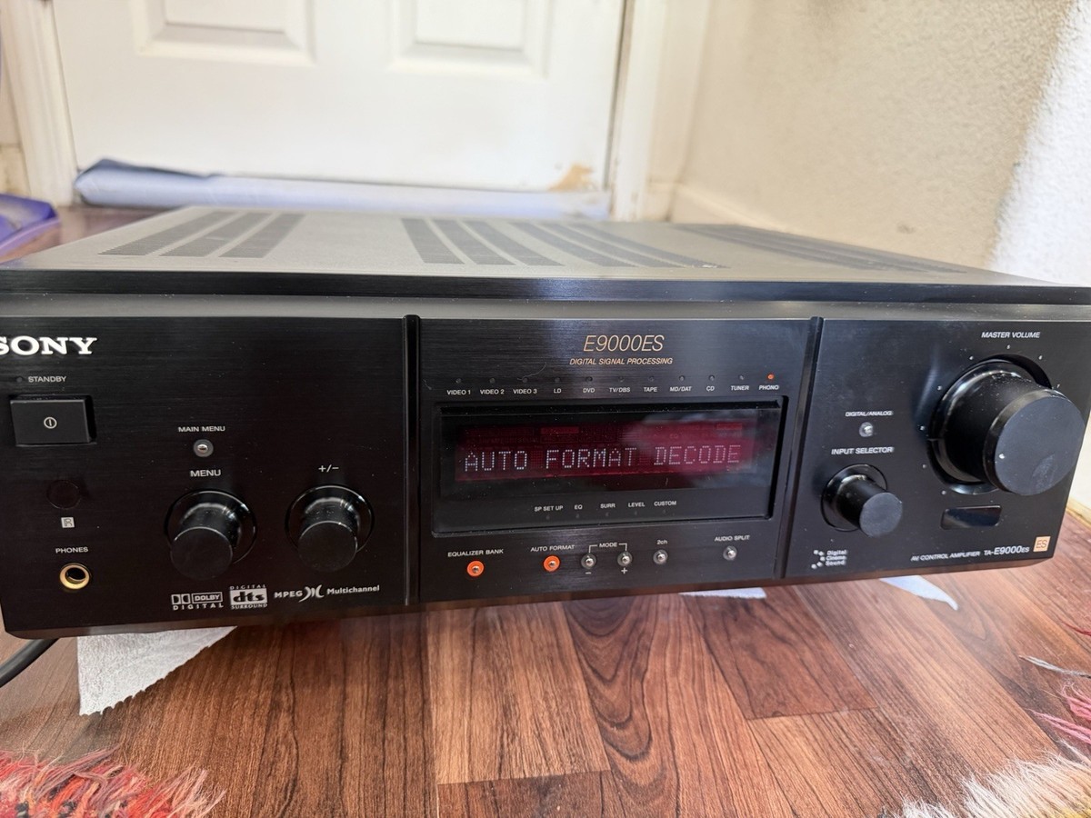 Sony TA-E9000ES Flagship Digital AV Control Preamp Dolby DTS ES