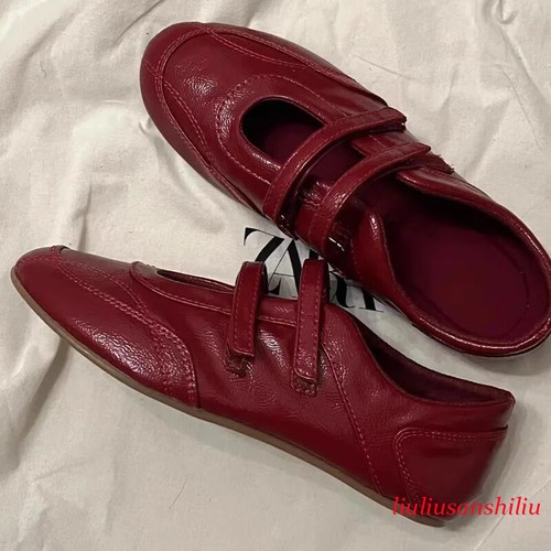 Womens Loafers Retro Sandals Flat Elegant Vintage Slip on Mary Jane Summer Shoes - Image 1