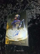 2021 Bowman Inception Carlos Rodriguez Auto #/50 Primordial Prospect Autograph 
