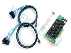 Broadcom LSI 9400-8i SATA / SAS HBA Controller 12Gbps PCIe x8 IT-Mode + 2 Kabel