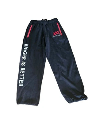 XXL Nutrition Jogginghose "Bigger is Better" – Schwarz