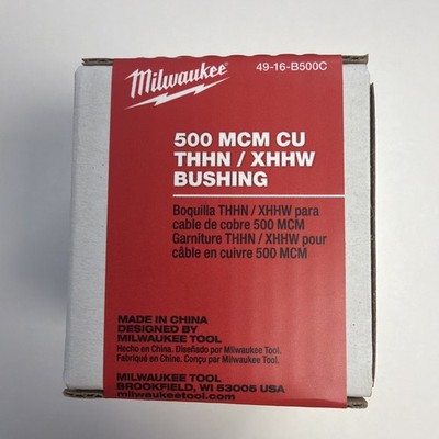 Milwaukee Tool 49-16-B500c 500 Mcm Copper Thhn / Xhhw Bushing For M12 And M18