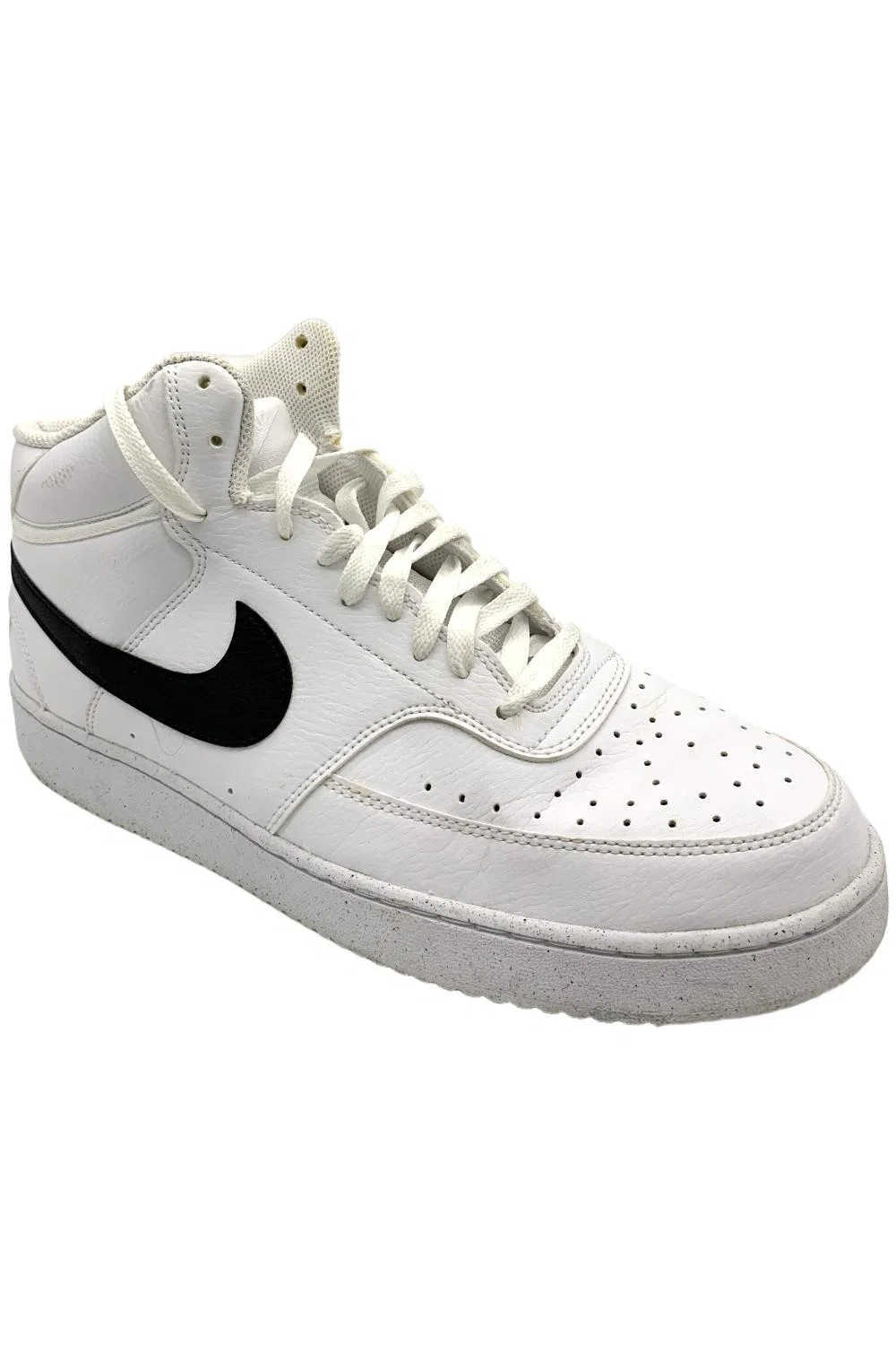 Nike Men's Court Vision Lace Up Sneaker White/Black