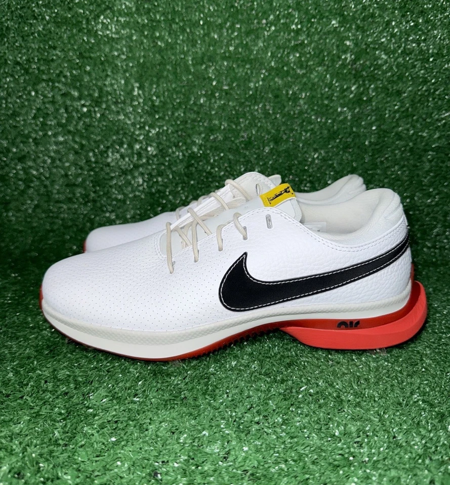 Tênis de golfe Nike masculino Air Zoom Victory Tour 3 branco vermelho preto tamanho 7 EUA (NOVO) - Imagem 4 de 4