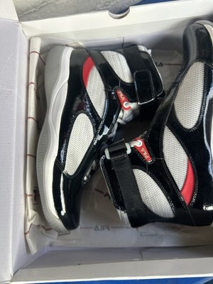 FILA Black, White and Red Shoe Box Vintage FILA 3/4 Aruba Sneakers Shoes Women main image 2